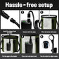 Portable Shower for Camping, 6000mAh Rechargeable Camp Shower Pump with Large Capacity Foldable Bucket, Filtered Shower Head, Outdoor Camping Shower Kit for Travel, Pet Bath, Car Washing