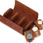 JOYIR Watch Roll for Travel, Genuine Leather Watch Case Organizer with 3 Pillows | Portable Storage & Display Case for Men, Women | Ideal Gift for Father's Day, Birthday, Christmas
