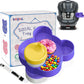BlueOrigin Car Seat Snack Tray - Travel Tray for Kids Car Seat, Stroller, Booster and Anywhere with a Cup Holder, Toddler Road Trip Essentials Food Plate for Snacks, Toys, Entertainment (Purple)