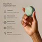 Cadence Travel Containers Basic Skincare Set - Magnetic Containers with Lids,Carry On Travel Essentials For Women/Men - 3 Small Capsules (0.56oz) - Cleanser, Moisturizer & Sun-Icon Labels - Eucalyptus