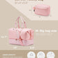 Weekender Bags for Women, Large Travel Duffel Bag with Shoes Compartment, Carry On Overnight Tote Bags with Toiletry Bags, Hospital Bags for Labor and Delivery - Roamly