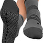 TechWare Pro Plantar Fasciitis Socks – Cushion Ankle Compression Socks Women & Men. Achilles Tendonitis Brace & Arch Support