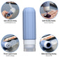 16 Pack Travel Bottles Set for Toiletries, Leakproof Travel Containers for Toiletries TSA Approved Silicone Travel Accessories Squeezable Refillable 3oz for Shampoo Conditioner Lotion Blue