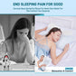 Cervical Neck Pillow - Memory Foam Pillow for Pain Relief Sleeping, Ergonomic Neck Support Contour Pillows for Side Back Stomach Sleepers,Orthopedic Breathable Pillowcase (Blue White)