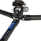 Leofoto LS-324CX+LH-40LR Travel Tripod, Ranger Series, Carbon Fiber, 4 Leg Sections, Lightweight, Ball Head Set