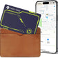 NOVOO Air Locator Tag (iOS Only) Wallet Tracker Card with Apple Find My, Smart Card Bluetooth Tracker, 6 Years Battery, IP68 Waterproof, Keys Finder and Item Locator for Keys, Bags, Passport (BL)