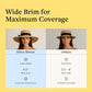 Wide Brim Sun Hat – UPF 50 Sun Protection Hat, Lightweight & Adjustable Hat, Esthetician-Designed Sun Hats for Women UV Protection, Stylish Beach & Gardening Hat Beige