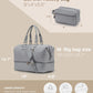 Weekender Bags for Women, Large Travel Duffel Bag with Shoes Compartment, Carry On Overnight Tote Bags with Toiletry Bags, Hospital Bags for Labor and Delivery - Roamly