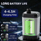 2026 Upgraded Portable Shower with Heater for Camping, 6000mAh Rechargeable Camping Shower Pump with LED Display, 3 Spray Modes 5 Gal Foldable Bucket, Outdoor Shower for Travel RV Pet Bath Car Washing