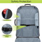 Padded Car Seat Travel Bag for Airplane, Heavy Duty Backpack for Air Travel, Water-Resistant Carrier with Shoulder Strap, Fits Most Car Seats (Black)