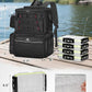 MATEIN Fishing Backpack with 4 Tackle Boxes, Fishing Bag with Rod Holder & Safety Compass & Cooler, Gifts for Fishermen