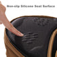 Sunveno Hip Baby Carrier with Seat,Ergonomic Baby Hip Carrier, Front-Facing Baby Holder, Anti-Slip Seat Surface, Wide and Adjustable Waistband,Multiple Pockets, Newborn to Toddler up to 45lbs, Brown