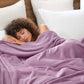 PHF Ultra Soft Fleece Blanket King Size, No Shed No Pilling Luxury Plush Cozy 300GSM Lightweight Blanket for Bed, Couch, Chair, Sofa Suitable for All Season, 108" x 90", Valerian