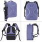 MOSISO Camera Backpack, DSLR/SLR/Mirrorless Photography Camera Bag 15-16 inch Waterproof Hardshell Case with Tripod Holder&Laptop Compartment Compatible with Canon/Nikon/Sony, Lavender Gray
