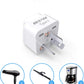 BESTEK Australia New Zealand Travel Plug Adapter, Grounded Universal Type I Plug Adapter AU to US Adapter, Compact for Australia, New Zealand and More