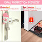 MBBEST Hotel Door Lock & Door Stop Alarm,Dual Protection Security Devices Pocket Door Stopper Self Defensey Tools for Hotel Travel Home Apartment House, Pink/Pink