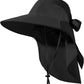 Womens Sun Hat UV Protection, Foldable Waterproof Wide Brim Bucket Hats with Neck Flap for Summer Beach Fishing Hiking