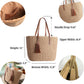 YXILEE Straw Bags For Women | M Size Travel Straw Totes Bag Woven Summer Handmade Shoulder Bag Handbag