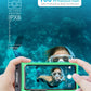 wellhouse Waterproof Phone Pouch, Waterproof Phone Case for iPhone 16 15 14 13 12 Pro Max XS Samsung, IPX8 3D Cellphone Dry Bag Beach Essentials (1 Pack - Luminous Black7.0, 7 inch)