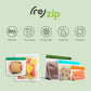 (re) zip 5-pack Stand-Up Reusable Bags | BPA-Free, Food Grade, Leakproof, Freezer and Dishwasher Safe | 5 Snack-Size Bags (1-Cup / 8-Oz) | Multicolor for Easy Organization