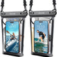 Large Waterproof Phone Pouch, Floating Waterproof Pouch for iPhone 16 15 14 13 12 Pro Max Galaxy S25 S24 S23, Adjustable Lanyard, IPX8 Waterproof Bag for Beach Cruise Swimming Rafting Boating
