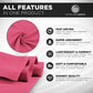 ScorchedEarth Microfiber Travel & Sports Towel Set - Quick Dry, Super Absorbent, Compact, Lightweight - for Camping, Backpacking, Hiking, Beach, Yoga, Swimming - Includes 2 Sizes + Carrying Bag & Clip