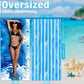 Lightweight Thin Microfiber Beach Towel Sand Free Quick Dry Absorbent Compact Soft Pool Swim Travel Towels Extra Large Oversized Beach Accessories Packable Essentials Stuff Gifts for Adult