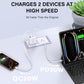 50W USB C Wall Charger Block, 2Pack 5-Port C Charger Fast Charging Block Dual PD Power Adapter&QC 3.0 Wall Plug Multiport Type C Charging Cube Brick for iPhone 16/15/14/13/12 Pro Max, iPad,Samsung - Roamly