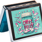 Cute and Portable Metal Pill Organizer – 8 Compartments, Elegant Chrome Finish, Ideal for Travel and Daily Use (Chill Pills Fun)
