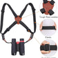 Vigorport Camera Strap,Cross Shoulder Straps for Binoculars, Rangefinders,Harness Strap Compatible with Canon, Nikon, Sony and DSLR SLR Cameras-Brown