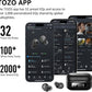 TOZO NC9 Hybrid Active Noise Cancelling Wireless Earbuds, 6 Mics ENC Clear Call, IPX8 Waterproof, in Ear Bluetooth 5.3 Headphones Stereo Bass Ear Buds 59H Playtime with LED Display 32 EQs via APP