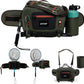 Goture Waterproof Fishing Waist Pack,IPX8 840D TPU Large Tackle Bag with Rod Holder,Airtight Zipper Closure,Detachable Water Bottle Holder, 10L Fly Fishing Bag with Adjustable Strap,Sling Fanny Pack