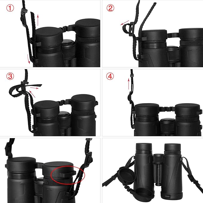Eyeskey Universal Binoculars Harness Strap - Quick Release, One Size Fits All, Perfect Partner for Binoculars, Cameras and Rangefinders