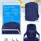 ECOHUB Travel Backpack for Men Women, Carry on Backpack with USB Charging Hole, Spirit Airlines Personal Item Bag Flight Approved, 15.6 Inch Laptop Backpack with Anti Theft Pockets, 30L, Navy Blue