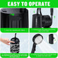 Spopal Portable Shower for Camping, [Upgraded] 10000mAh Rechargeable Camping Shower with 5 Adjustable Speeds,Premium LED Display, IPX8 Waterproof Outdoor Shower Kit for Hiking, Car, Pet, Travel