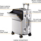 Zipperless Luggage, Polycarbonate Aluminum Hard Shell, Expandable Carry-On Suitcase with Spinner Wheels, Hard Shell Suitcase, 24 Inch Cabin - Roamly