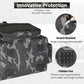 Fishing Tackle Backpack with Cooler Bag, 53L Waterproof Fishing Bag with 2 Rod Holders, Large Fishing Backpacks with Bottle Holder & Coolers, Tackle Storage, Heavy Duty Outdoor Cooler Backpack for Men