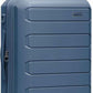 Traveler's Choice Pagosa Hardshell Expandable Luggage with Spinner Wheels, Slate Blue, 22-Inch Carry-on