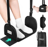 CERBONNY Airplane Foot Rest - Portable and Adjustable Foot Hammock, Travel Flight Essential for Relaxing Your Feet During Journeys (Non-Slip)