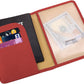 ZOPPEN Passport Holder Women, Passport Cover Travel Wallet Rfid Blocking Passport Wallet Cover Case Travel Essentials Document Organizer, Scarlet Red