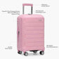 Traveler's Choice Pagosa Hardshell Expandable Luggage with Spinner Wheels, Pink, 30-Inch Large