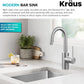 KRAUS Standart Pro 14 -inch Undermount Single Bowl 16 Gauge Stainless Steel Bar Kitchen Sink, KHU101-14