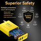 USB C Charger Block, 65W USBC Wall Charging Blocks 6-Port PD & QC Power Adapter Multiport Type C Fast Chargers Plug Cube Brick for iPhone 16/15/14/13/12/Pro Max,iPad Pro,Samsung Galaxy S25 Yellow
