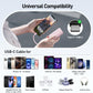 iWALK Mini Portable Charger 10,000mAh, 22.5W USB-C Fast Charging Power Bank with Built-in Cable, Travel Essential Ultra-Small Battery Pack Compatible for iPhone 16/16 Pro/15, Samsung, Google, Pink