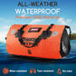 Waterproof Duffel Bag - Motorcycle Dry Bag Tail Bag with Large Storage Space, Waterproof Luggage Duffle Bags with Outer Mesh Zipper Pocket for Camping, Kayaking, Fishing & Traveling - Roamly