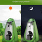 Portable Toilet Kit, Camping Toilet with Pop-Up Privacy Tent and Poo Gel Toilet Bags, Washable Portable Outdoor Showers Changing Rooms