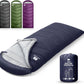 Sleeping Bags for Adults Cold Weather,Portable, Waterproof,Lightweight Camping Sleeping Bag for Tall Girls Boys with Compression Sack for Warm Camping, Hiking, Outdoor & Indoor