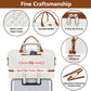 Weekender Bag for Women, Travel Duffel Bag Carry On Overnight Bag with Shoe Compartment Large Nylon Travel Weekend Tote Bag - Roamly