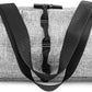 Skunk Duffle bag Medium 16"- Smell Proof - With combo lock (Gray, 16"x7.5")