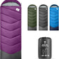 Sleeping Bags for Adults Cold Weather,Portable, Waterproof,Lightweight Sleeping Bag for Tall Girls Boys with Compression Sack for Warm Camping, Hiking, Outdoor & Indoor